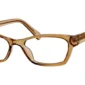 Image of Enhance EN3903 Eyeglasses Brown, against a white background.