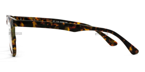 Retro Reading Glasses Tortoise c Round Retro Reading Glasses featuring a glossy, traditional tortoise shell pattern, shown flat on a white background.